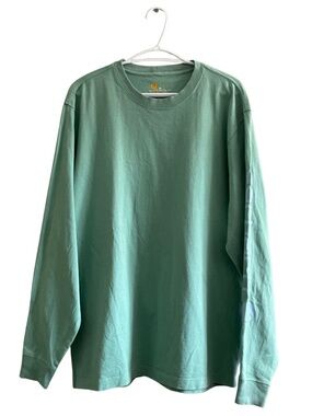 Carhartt Mint Green Long Sleeve Graphic Printed Tee – Size Medium EUC